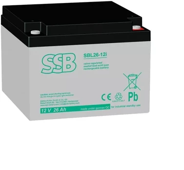 Akumuliatorius (AGM) SSB SBL (26Ah, 12V, F13 M5, VRLA)