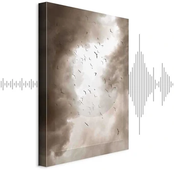 Artgeist Paveikslas - Birds in the Clouds (1 Part) Vertical