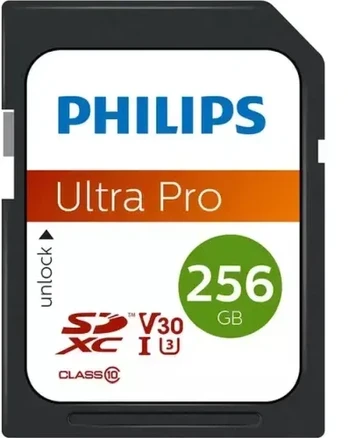 Atminties kortelė PHILIPS SDXC 256GB Ultra Pro class 10 UHS 1