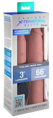 X-tension 3 Vibrating Mega With Remote kaina