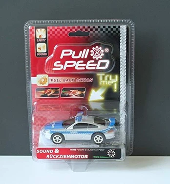 Įvairių tipų „Carrera Pull & Speed“ garso ir šviesos policija
