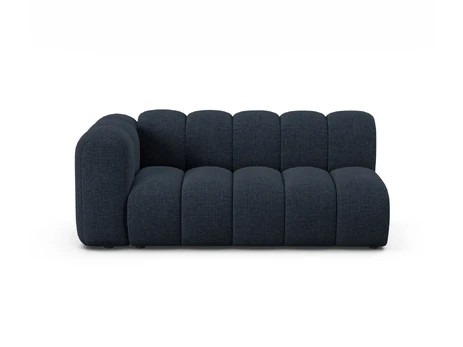 Left Modular Sofa, "Lupine", 3 Seats, 175x95x70, Navy Blue