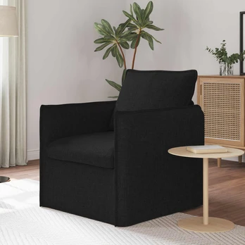Sofa Juoda 195 x 82 x 85 cm audinys
