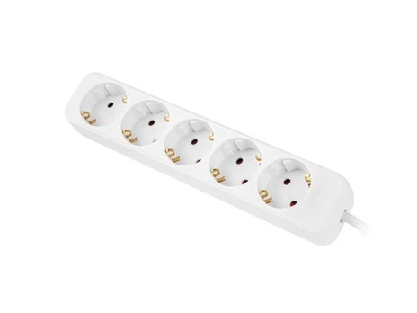 LANBERG Power strip 5x Shuko 3m white | PS0-05F-0300-W