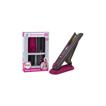 Lean Hair Tiesinimo žnyplės Toy Stand Lights Sounds