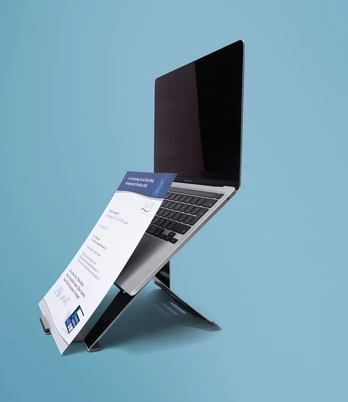Laikiklis R Go Tools R-Go Laptopständer 10"-20" Max.5KG Alu Riser juodas