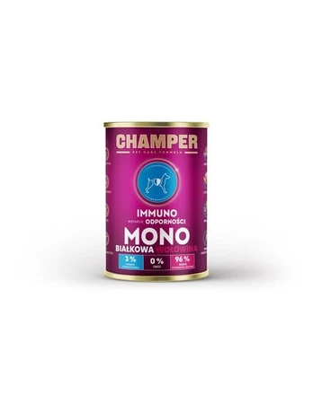 CHAMPER Immuno Jautienos monoproteinų ėdalas šunims 400 g