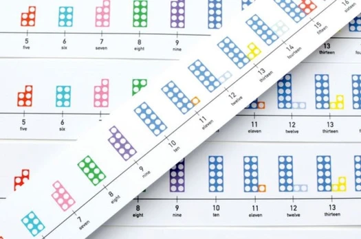 Numicon: Table-top Number Lines (Set of 5)