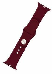 Fixed Rinkinys pasków silikonowych FIXED do Apple Watch 42/44/45/49mm, bordowo-raudona
