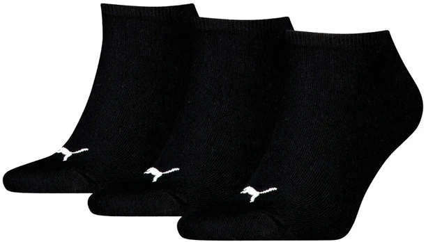 Kojinės Puma Sneaker Plain 3 pak juoda 938624 06 (43-46)