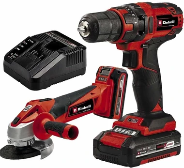 Einhell 18V įrankių rinkinys su šlifuokliu