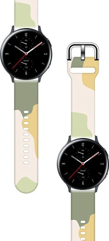 STRAP SILICONE BAND STRAP FOR SAMSUNG GALAXY WATCH 46MM CAMO 14