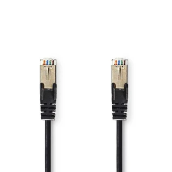 Kabelis UTP Cat5e RJ45-RJ45, juodas, 2m