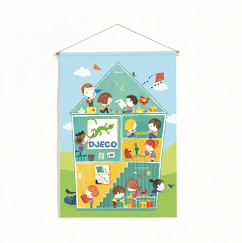 Plakatas Djeco - Illustrated canva (70 x 100 cm)