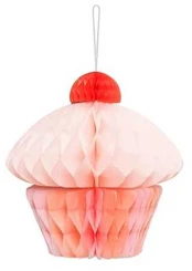 PartyDeco Dekor.bibuł.honeyc.Muffinka 20cm mix 74330