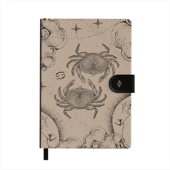 Cancer - Notebook, A5 (14.8 x 21cm) / Grid / Beige