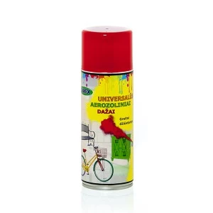 Dažai aerozoliniai raudoni 400ml