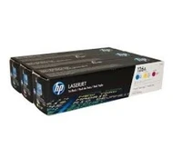 HP 126A (CF341A) 3-pack Lazerinių kasečių komplektas, C/M/Y
