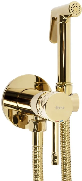 Bidė dušelis REA Lungo Loop Diamond, Gold