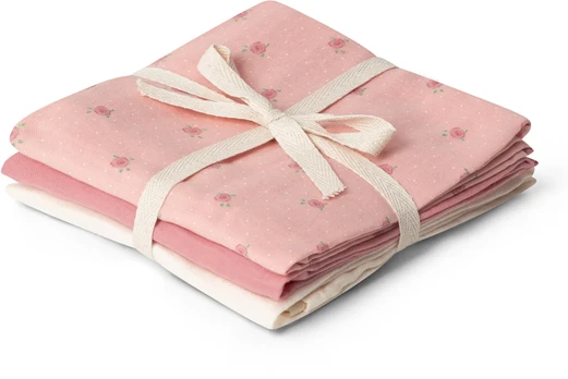 That's Mine - Bora muslin cloth 3-pack - Tiny roses - Onesize