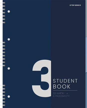 Koala sąsiuvinis "student Book" A4, 100 lapų, 3 temos
