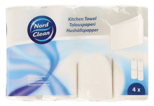 Popieriniai rankšluosčiai 4vnt 3sl nord clean