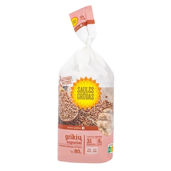 Trapučiai grikių SAULĖS GRŪDAS, 80 g