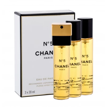 Kvapusis vanduo Chanel No. 5 EDP moterims, 3 x 20 ml
