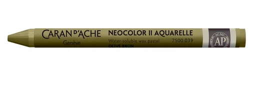 Caran D'ache Neocolor Ii akvarelinė kreidelė 039 Olive Brown
