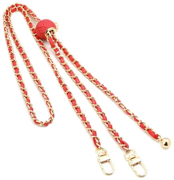 Chain / Rope with holder GLAMOUR fit all models 80mm max width Raudonas
