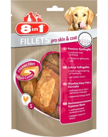 8In1 skanėstas Fillets Pro Skin & Coat S 80 g