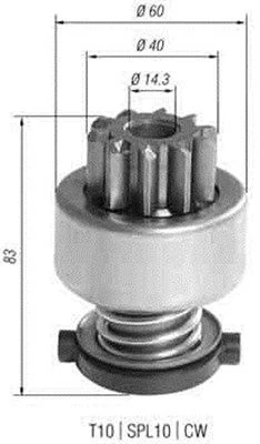 Krumpliaratis, starteris MAGNETI MARELLI 940113020393