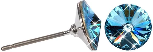 Levien Rivoli Aquamarine fine stud earrings