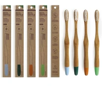 Ecodenta Dantų šepetėlis Super Natural Bamboo, 1pc kaina