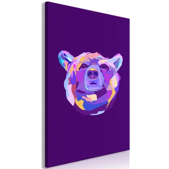 Artgeist Paveikslas - Colourful Bear (1 Part) Vertical