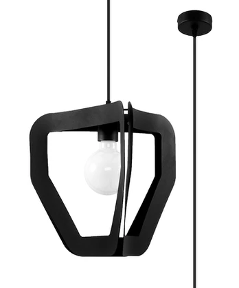 Šviestuvas lubų Sollux Tres SL.0929, 60 W, E27