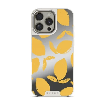 Lemon Tart - iPhone 16 Pro Case, Elite Mirror Light (MagSafe) / Silver