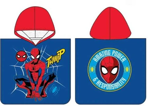 MCU Spiderman Poncho badehåndklæde med hætte