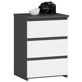 Komoda CL3 40, pilka/balta