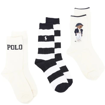 Kojinės moterims, Balta, 3pk trs br-crew sock-3 pack