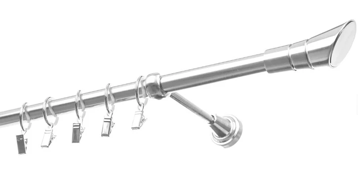 Karnizas Olimp Cosmo, 150 cm, Ø 19 mm, nerūdijančiojo plieno