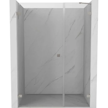 Dušo durys Mexen Lunar-B Left, 145 cm x 200 cm, nikelio