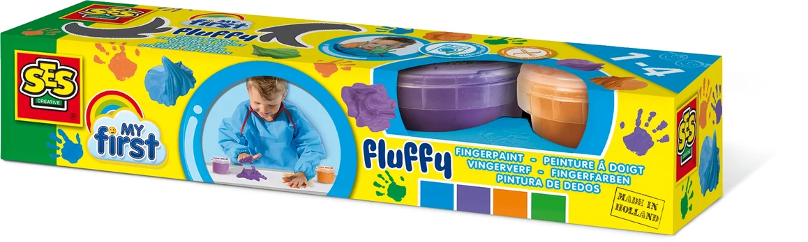 SES Dažai „Fluffy" (piešimui rankomis)