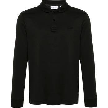 Polo marškiniai ilgos rank. vyrams, Juoda, L/s polo
