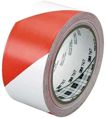 3M Žymėjimo juosta 50 mm 33 m raudona/balta