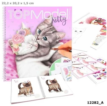 Depesche TOPModel ''Katinėlių'' spalvinimo knygelę