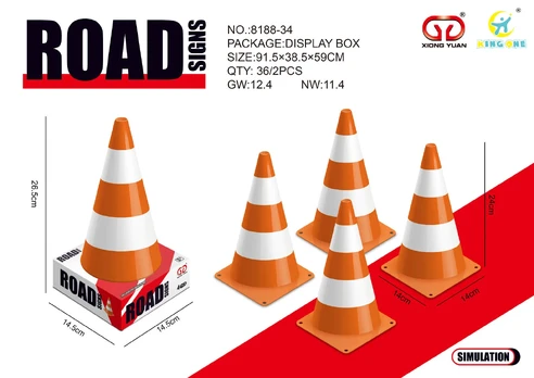 Set of Road Cones