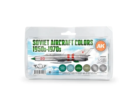 AK Interactive akriliniai dažai: Sovietų lėktuvų spalvos 1950–1970, AK11743