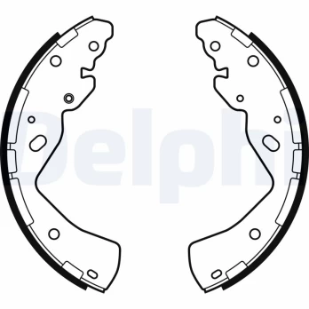 DELPHI LS2143 Brake shoe set