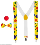 Kostiumas Clown 10028, raudona/geltona, tekstilė kaina